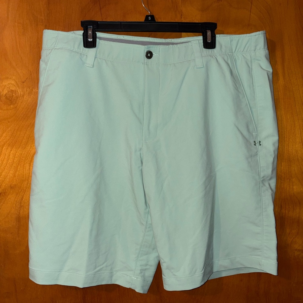 Under Armour Men’s Light Mint Green Performance Shorts